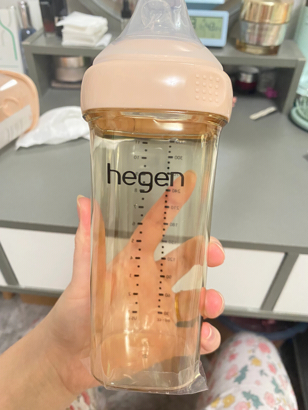 hegen奶瓶刻度图片