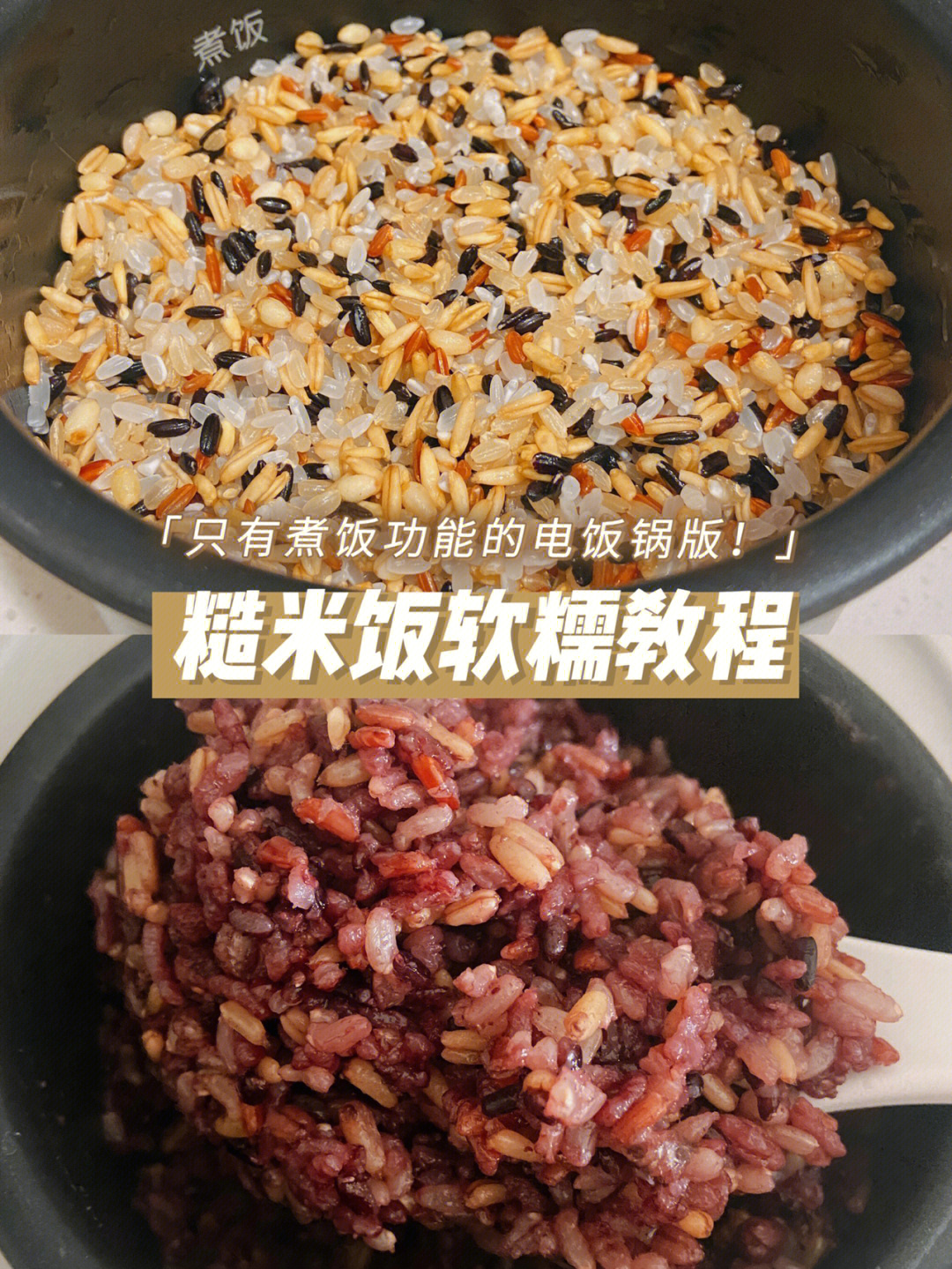 糙米饭做饭图片