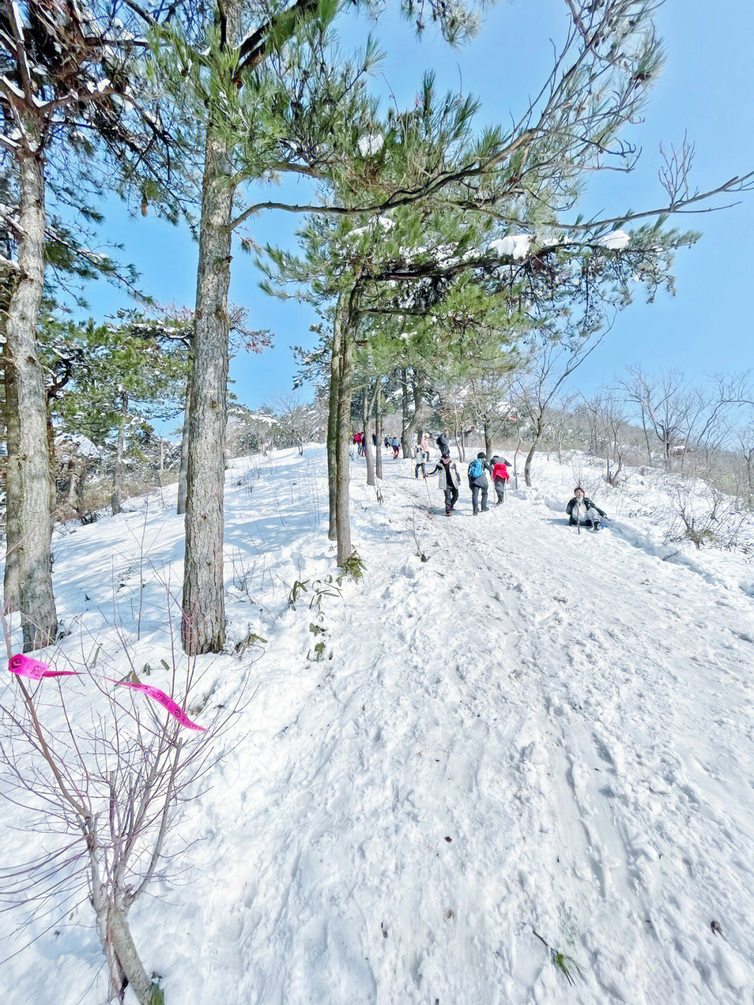 富阳龙门山雪景图片