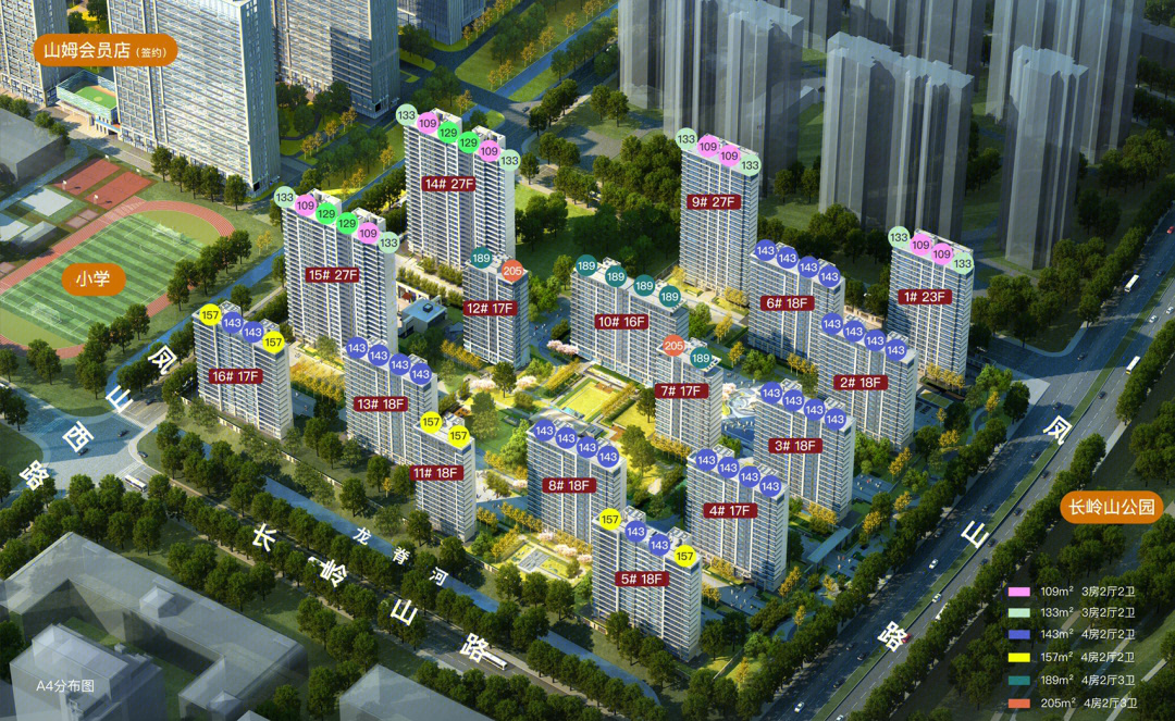 银丰玖玺城规划图图片