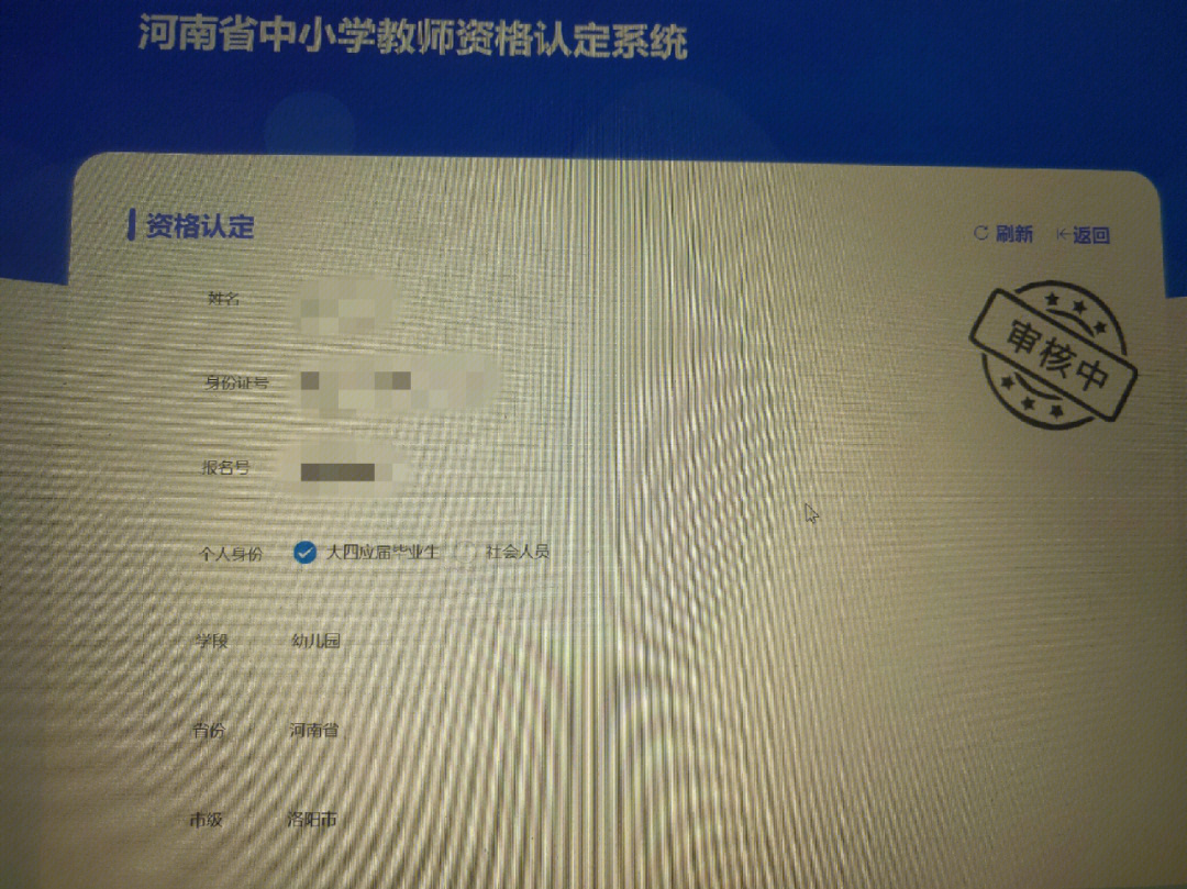 河南省教师教育网教师资格证认定审核通过了