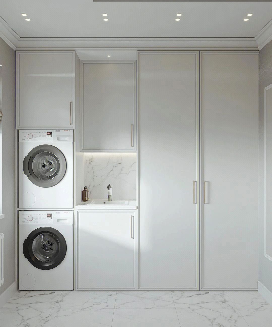 如果有足够的空间在通风的地方单独设置一个洗衣房最好94二:电器的