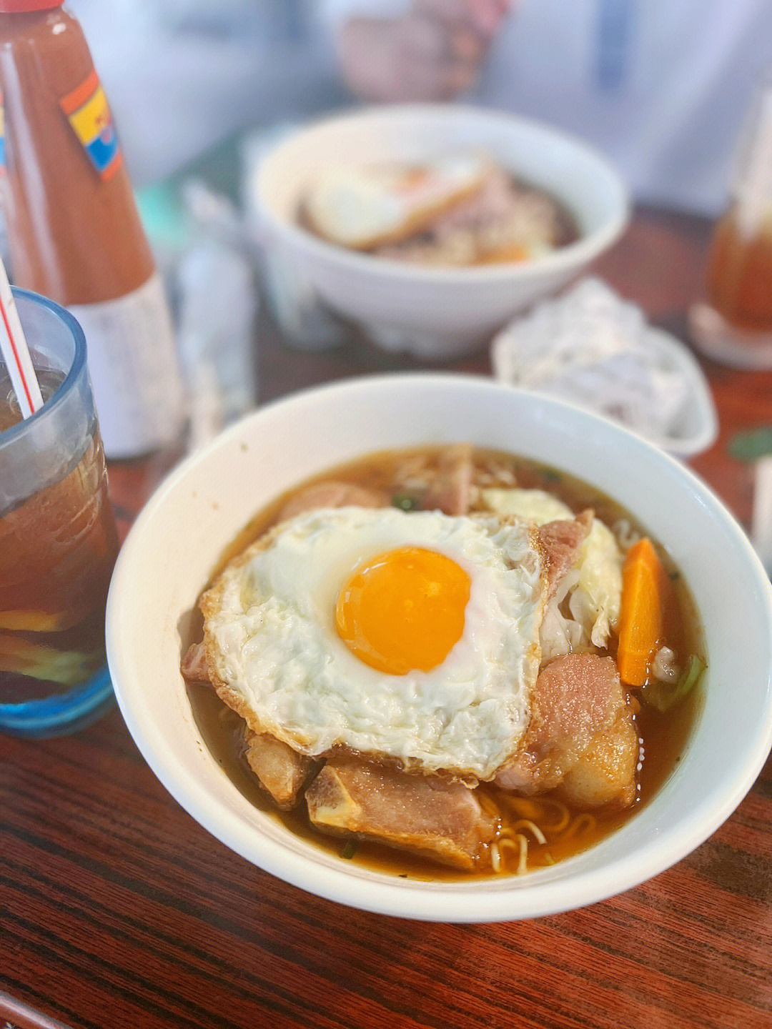 香港中环大排档早餐