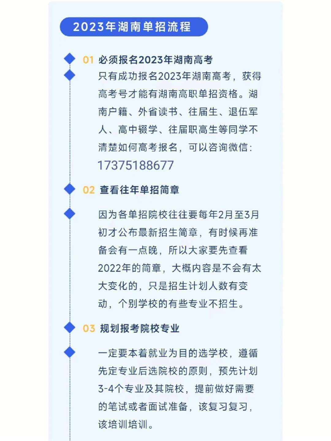 想要参加明年单招的湖南学子请注意啦!没有报名高考是无法参加单招的!