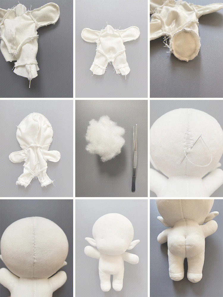 棉花娃娃制作过程图片
