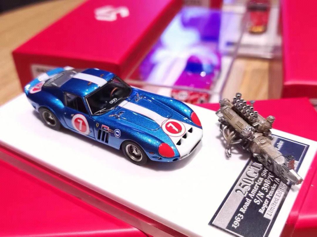 scm my64 1/64 法拉利 250gto 蓝色7