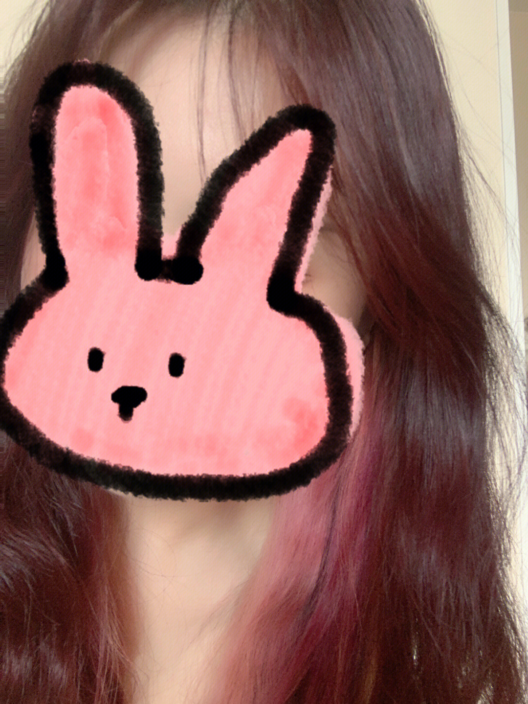 黑发挑染粉色图片