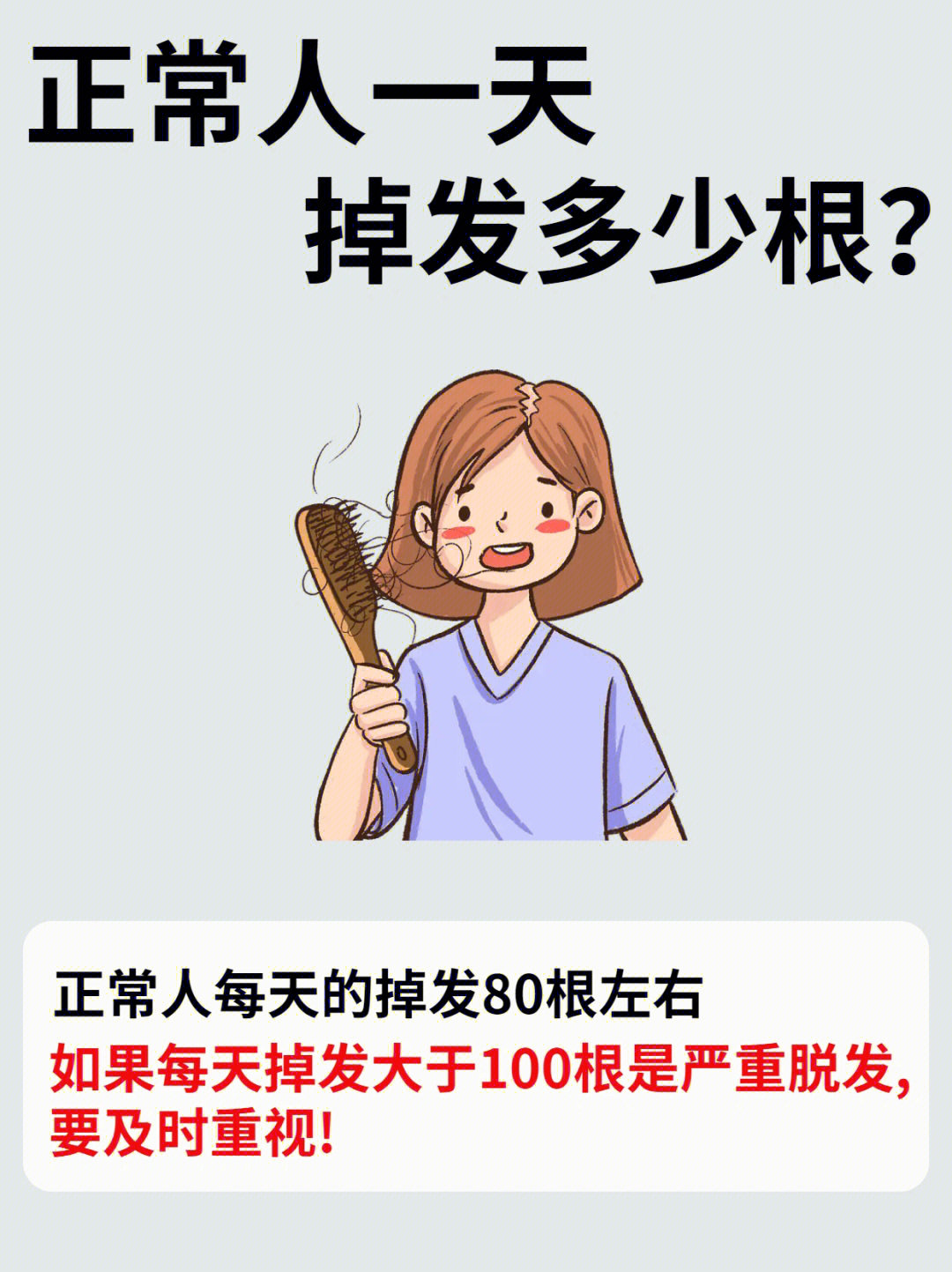 正常人一天掉发多少根如何有效防t脱发