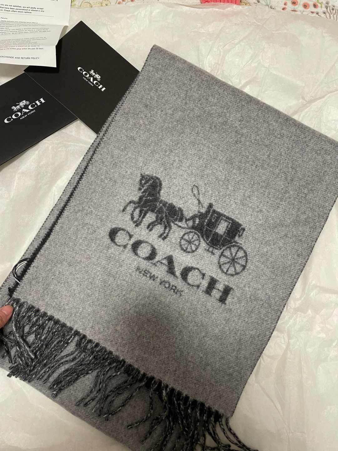 coach薅羊毛价格围巾