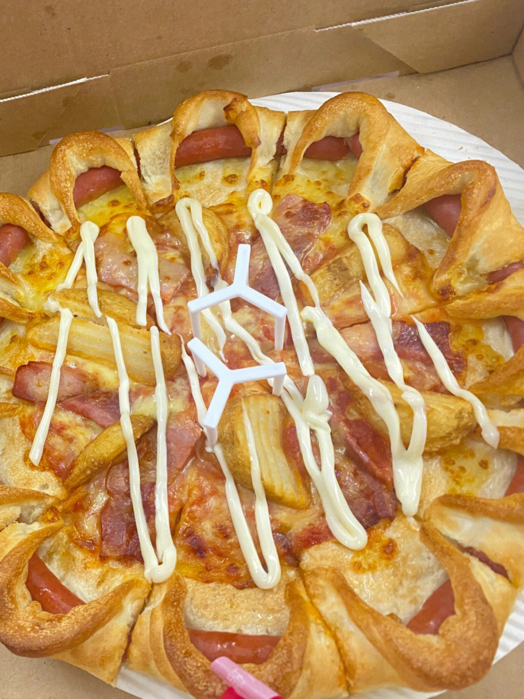 必胜客红薯边披萨图片