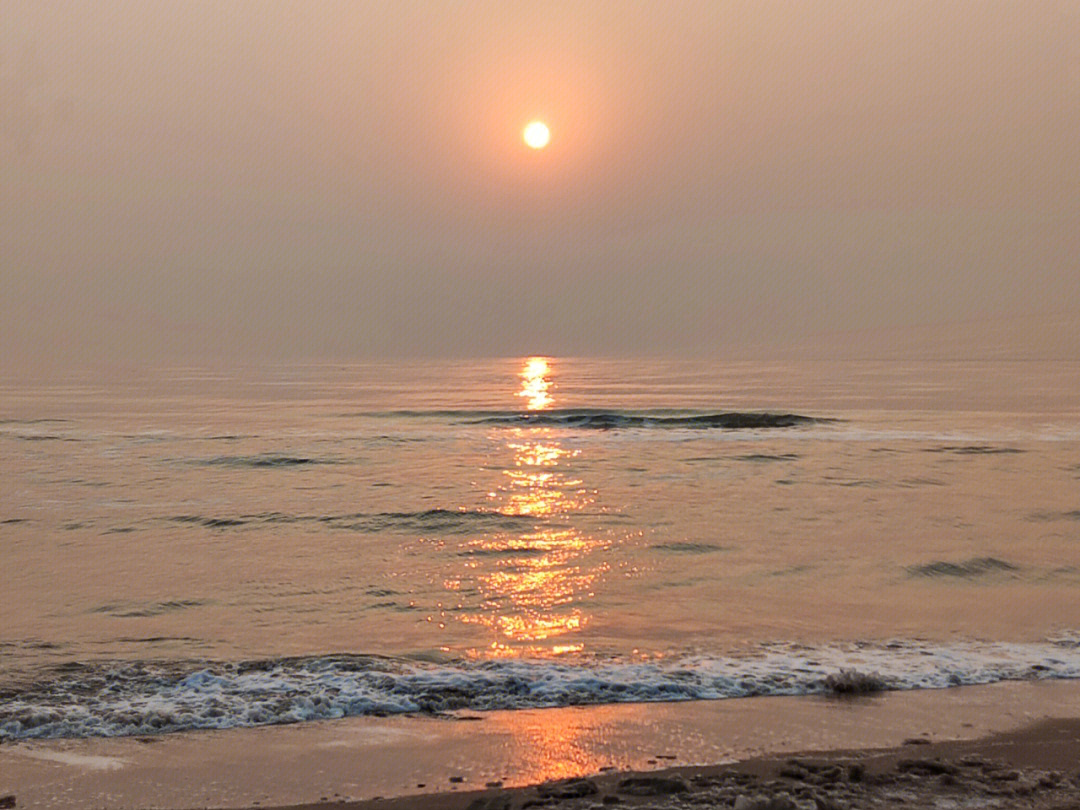 海边日出 真实图片