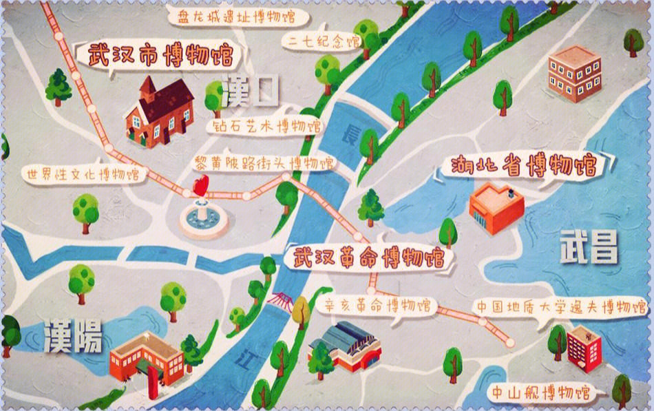 武汉黄鹤楼景区地图图片