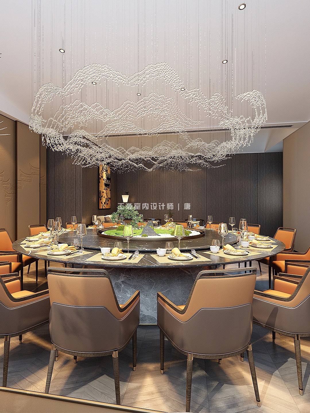 分享36套独具特色的粤菜餐厅包房设计案例