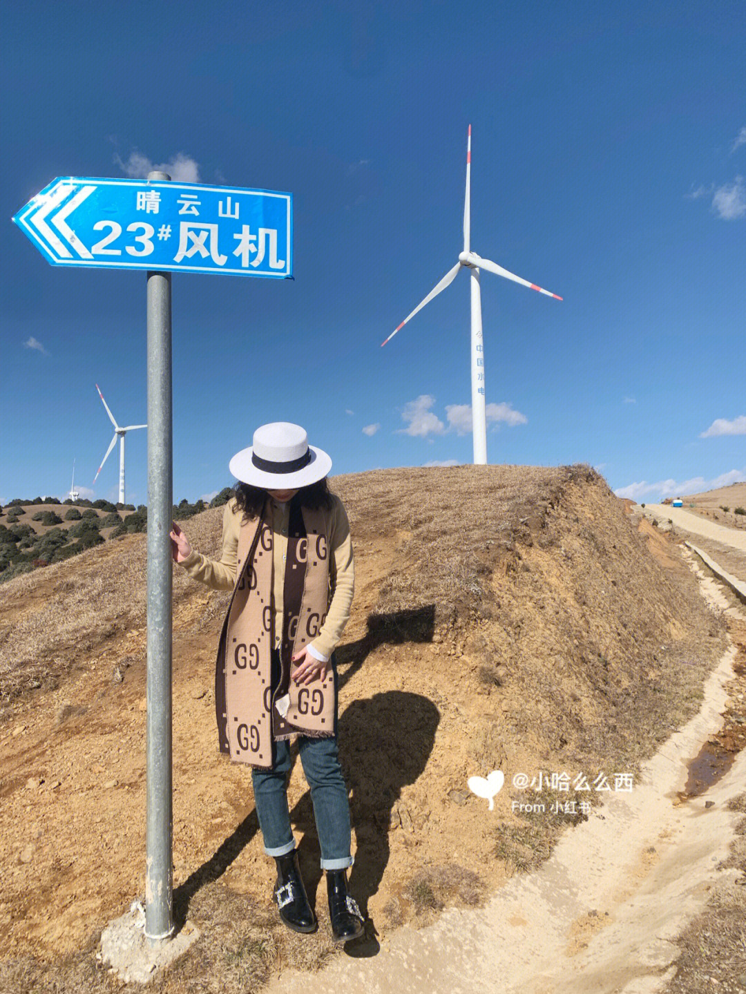 大理风车山高山草甸风车蓝天77