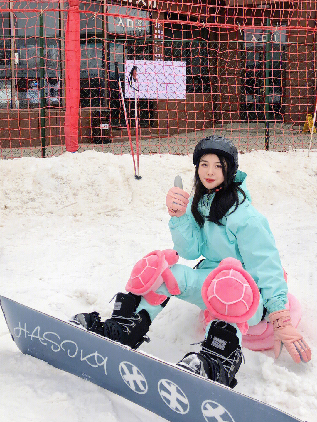 青州驼山滑雪场教练图片