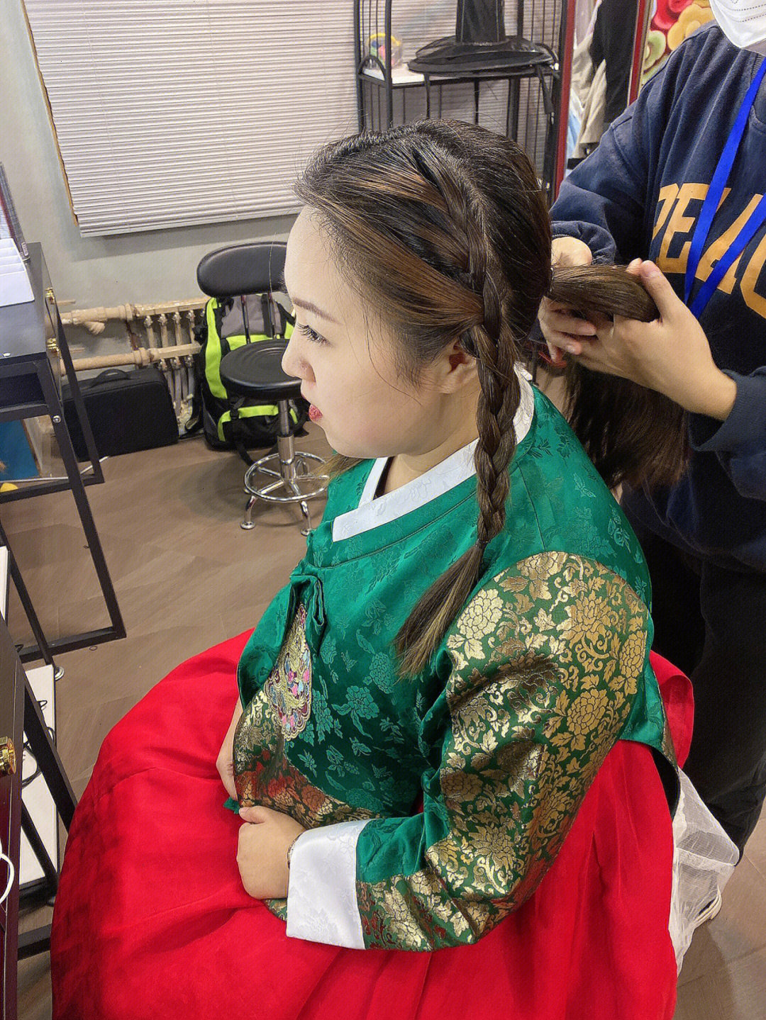 朝鲜族发型图解图片
