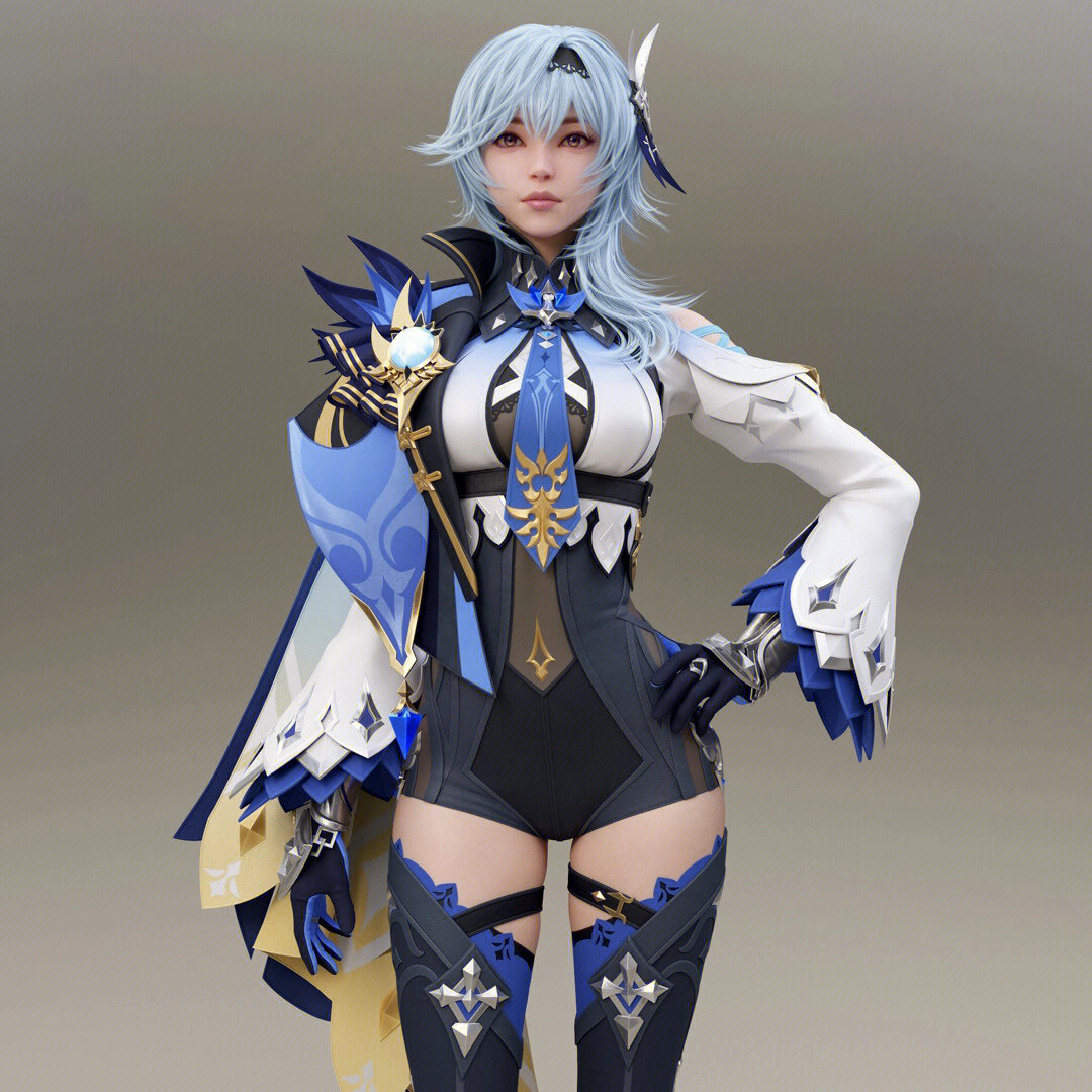 建模:shin jeongho#cg#3d建模#角色设计#原神#优菈#游戏