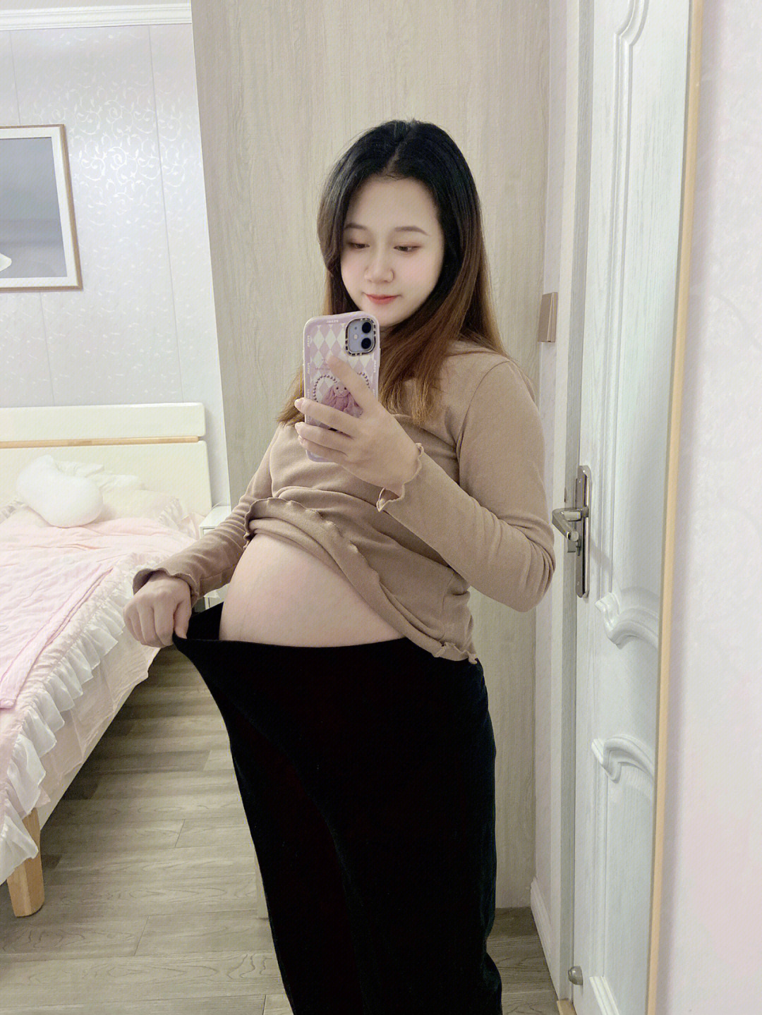 怀孕37周肚子图片
