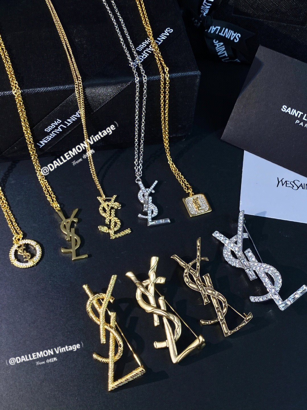 ysl 圣罗兰项链 毛衣链