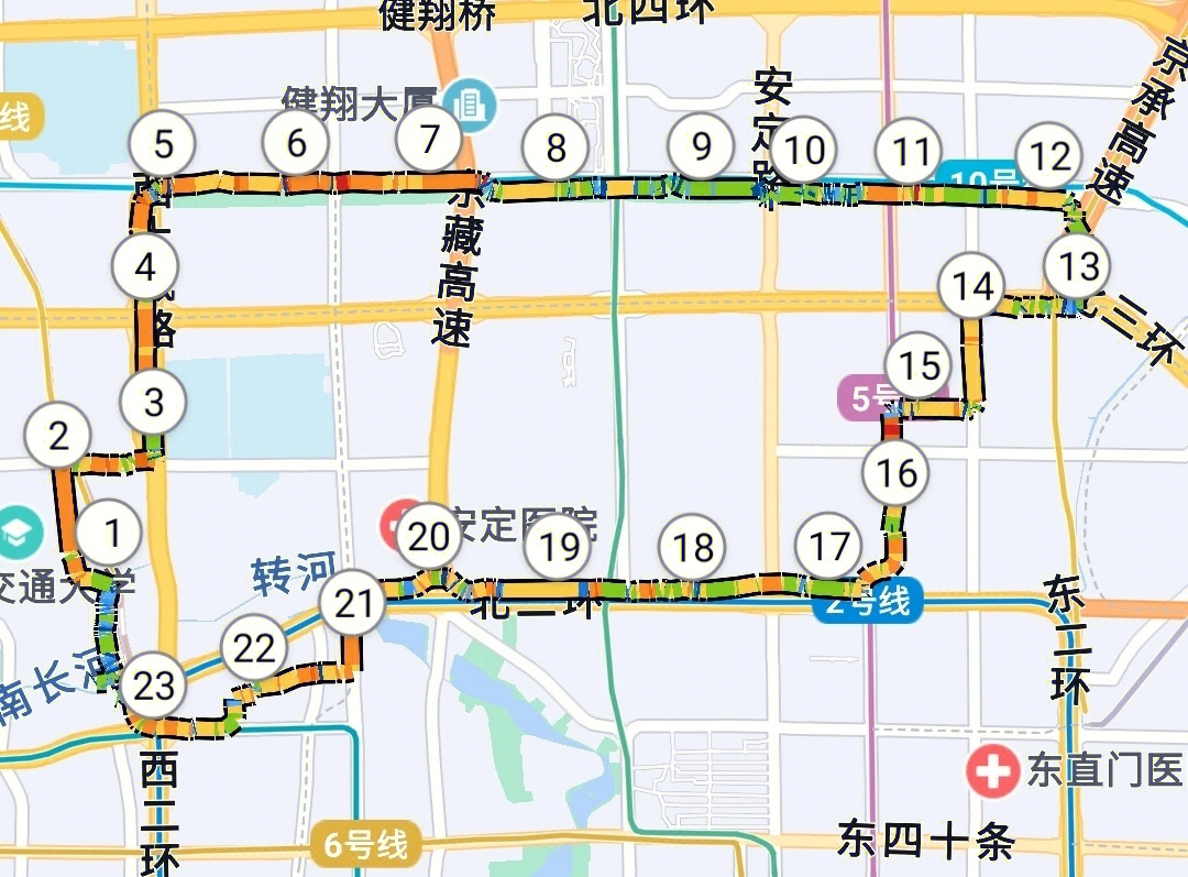 元大都遗址公园路线图图片