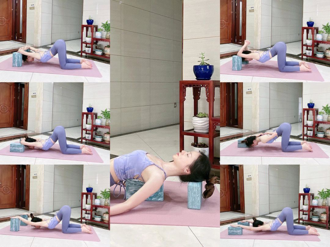 瑜伽砖用法图片