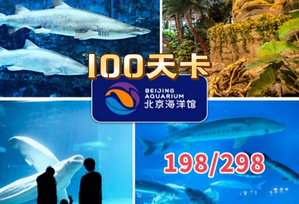 97【双11】北京海洋馆 北京动物园百天卡96 兑卡后100天内有效,去