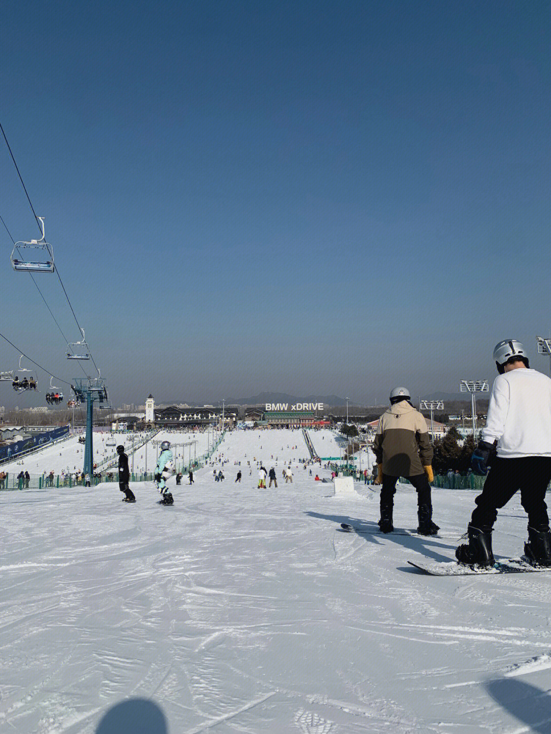 北京南山滑雪场99这雪又软又萌嘻嘻