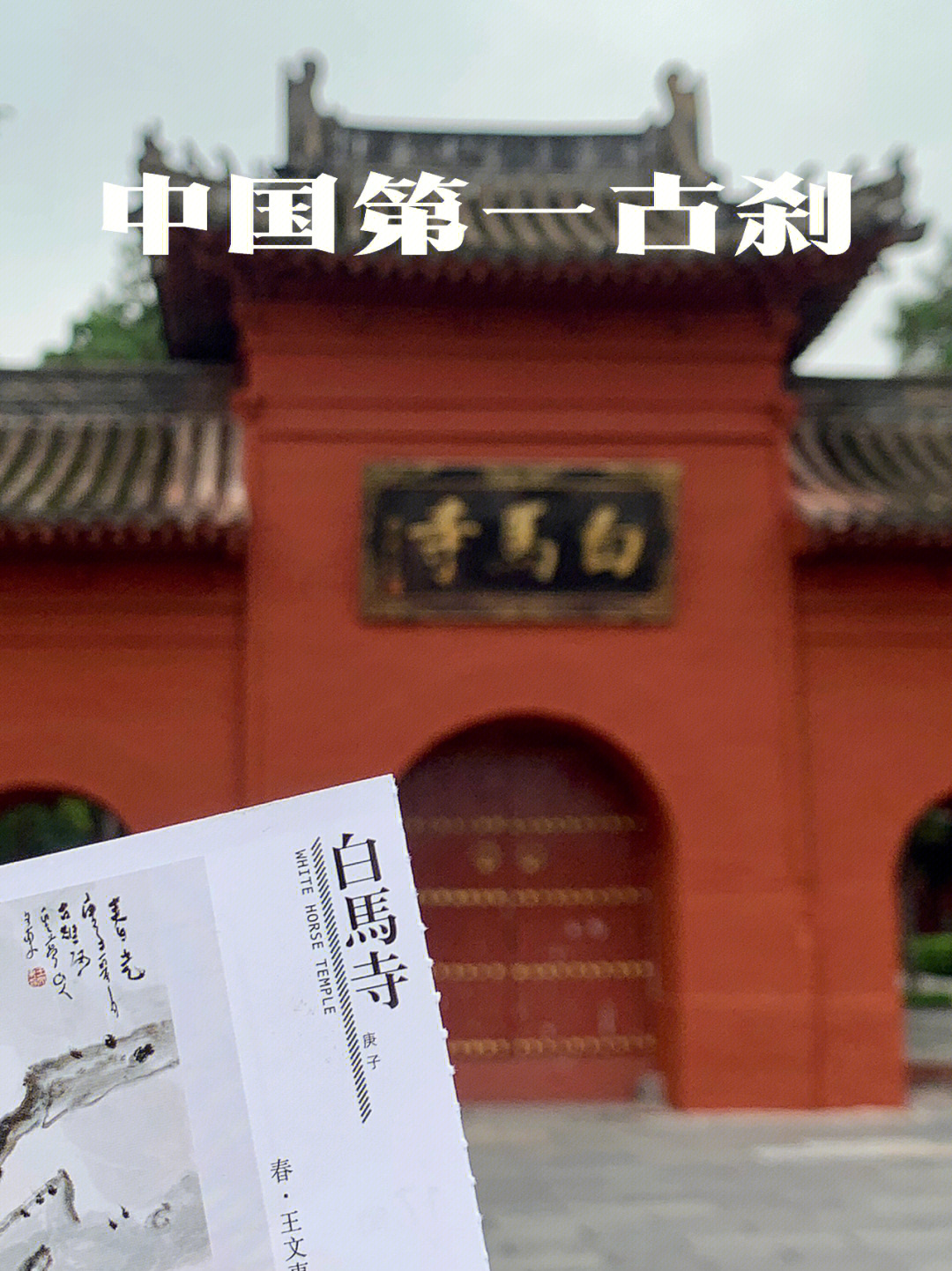 白马寺门票网上预订图片