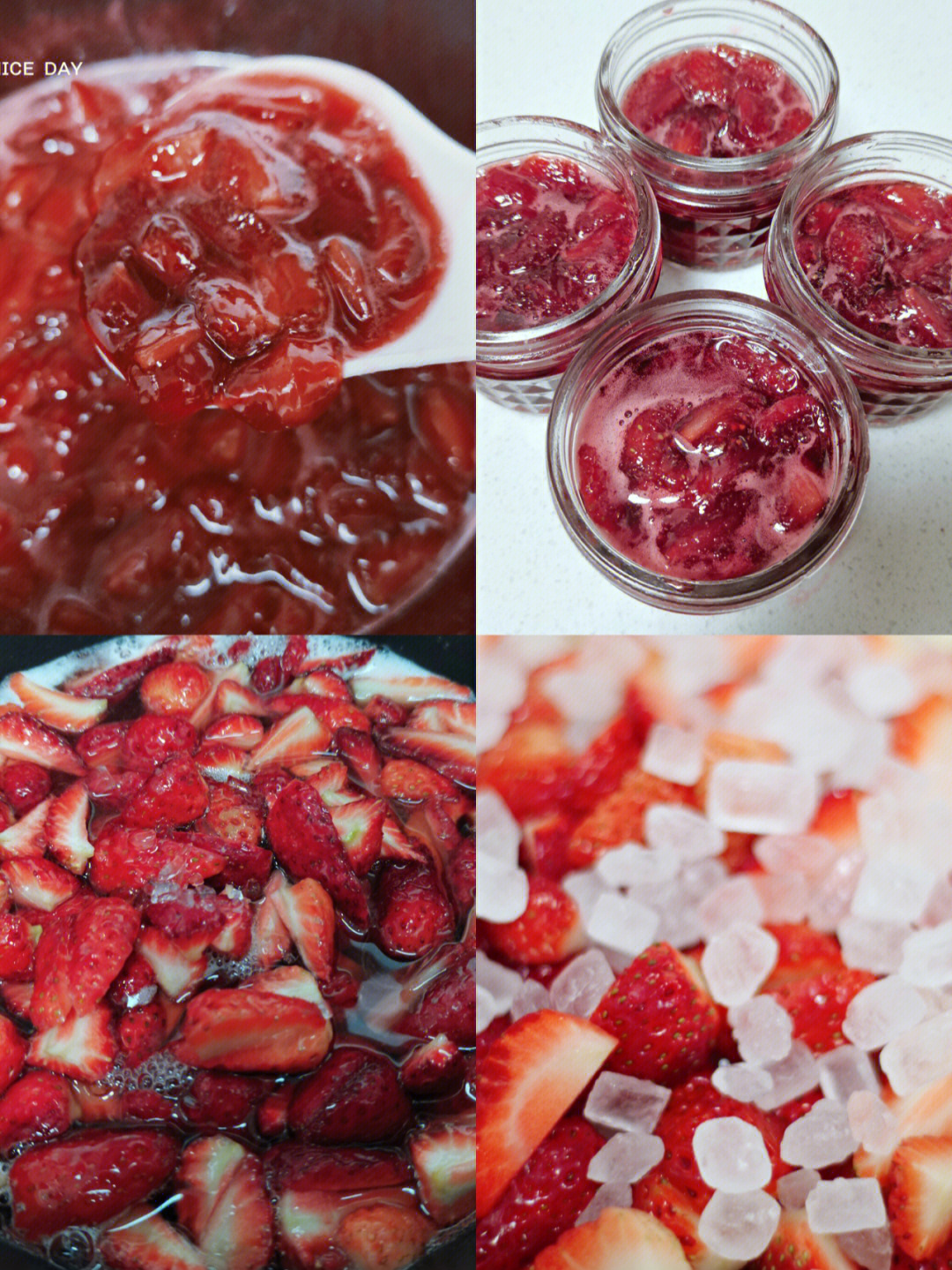 春天草莓季,草莓超便宜,果断草莓酱做起来做法很简单草莓500g冰糖250g