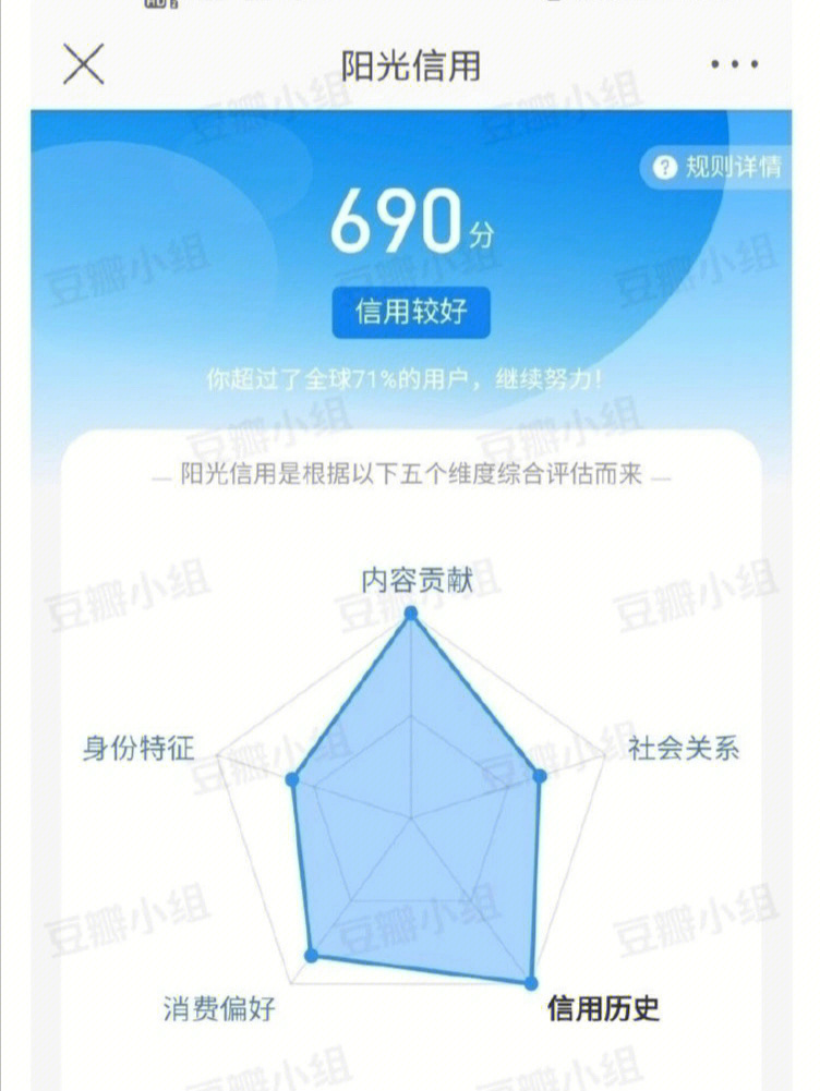 阳光信用养号图片图片