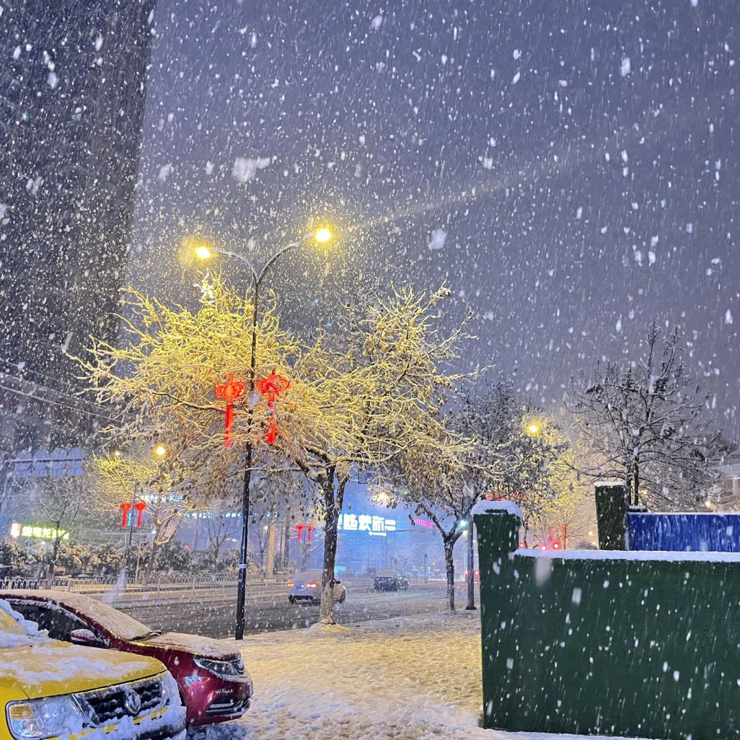 手机如何拍雪景照片图片