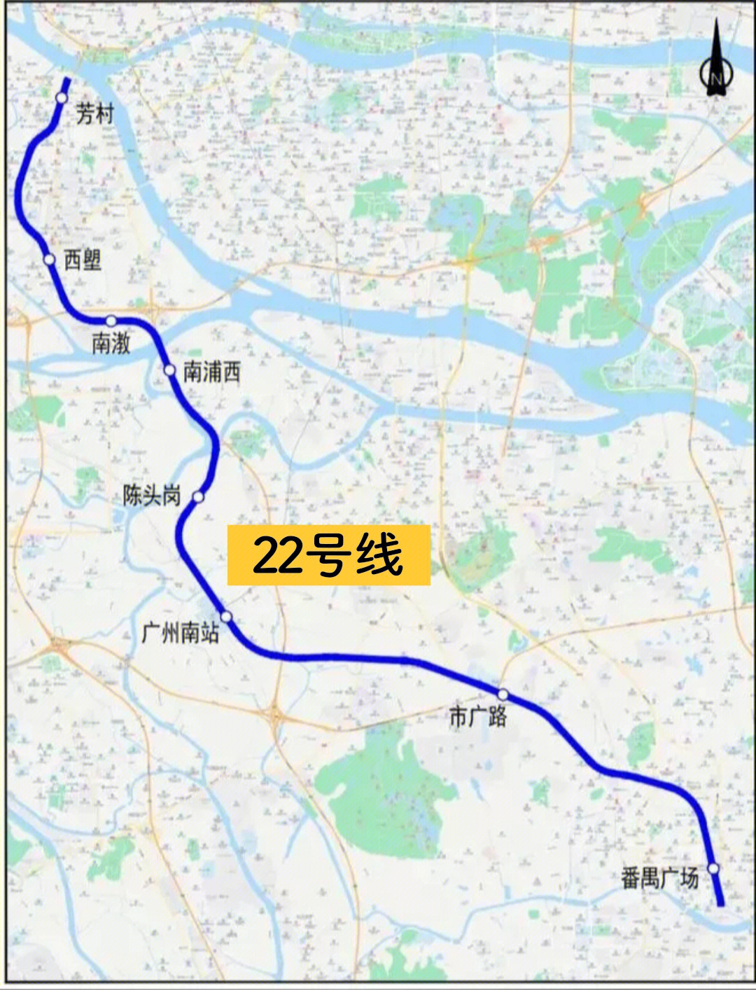 广州22号线地铁北延线图片