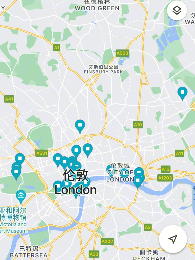 伦敦海德公园地图图片