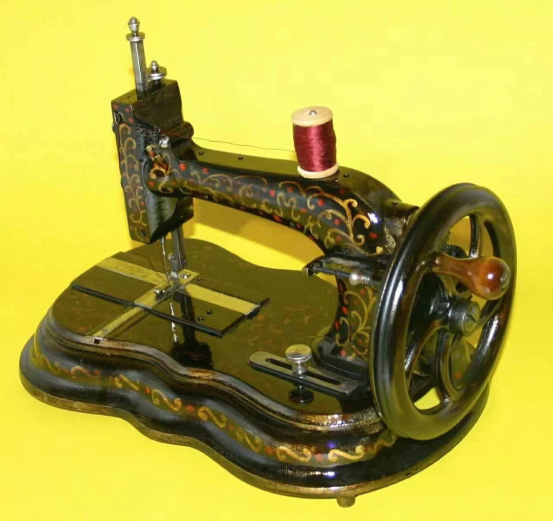 老式缝纫机机头安装图片