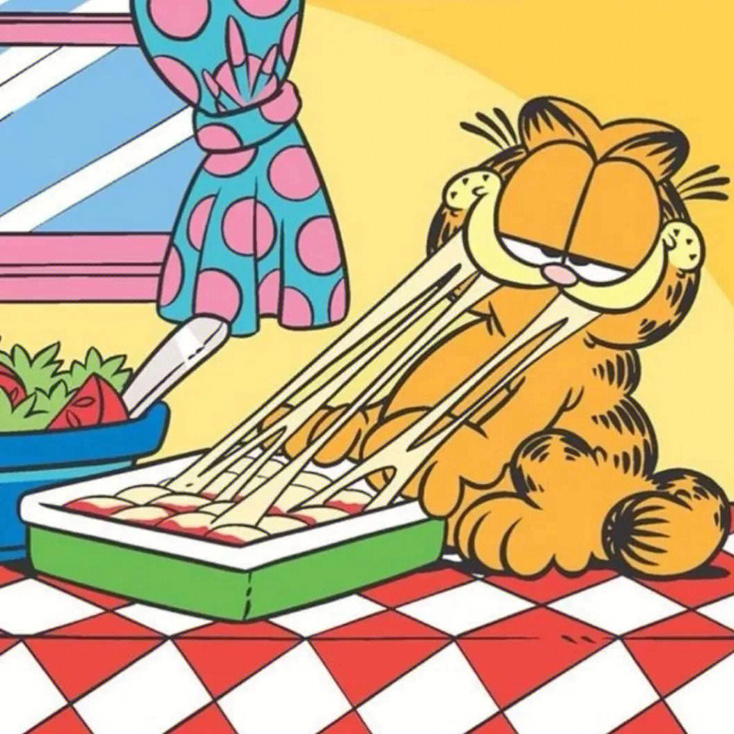 最近在补加菲猫的动画片 真的太可爱了#加菲猫#猫#吸猫#家有