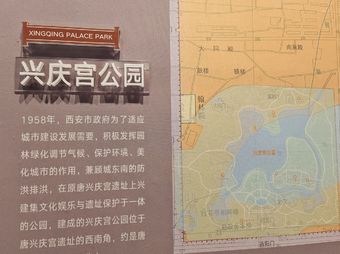 西安兴庆宫公园1958年上海交大部分迁校