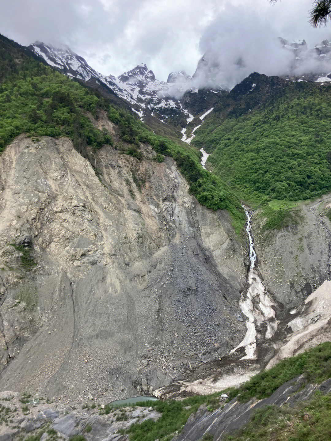 明永冰川徒步图片