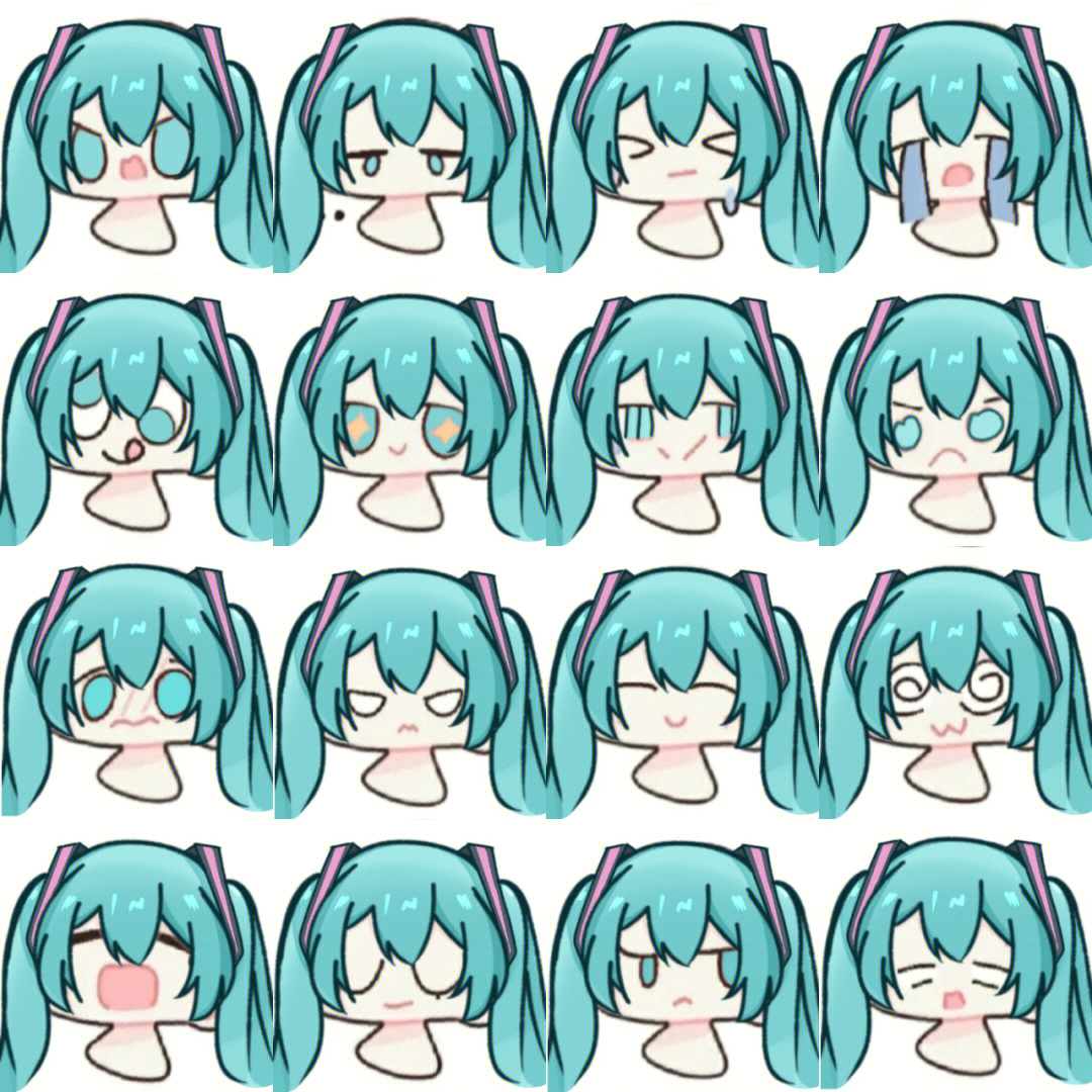 初音未来的模板表情包