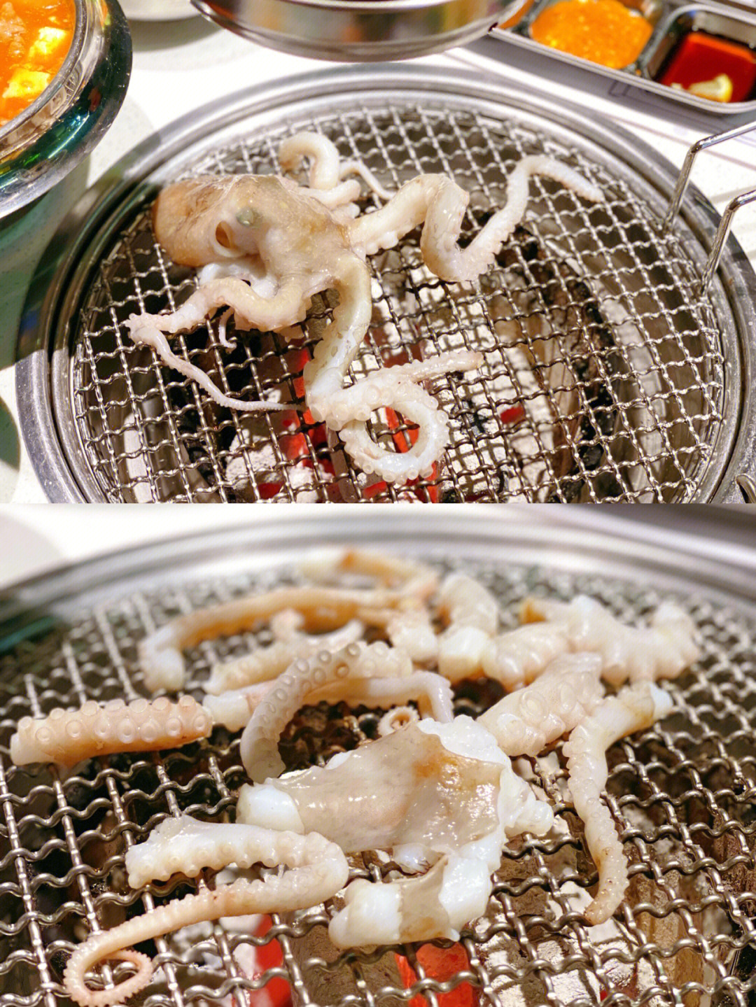 碳烤活章鱼图片