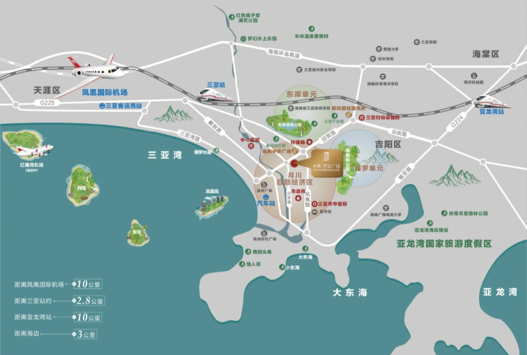 三亚中央商务区范围图片