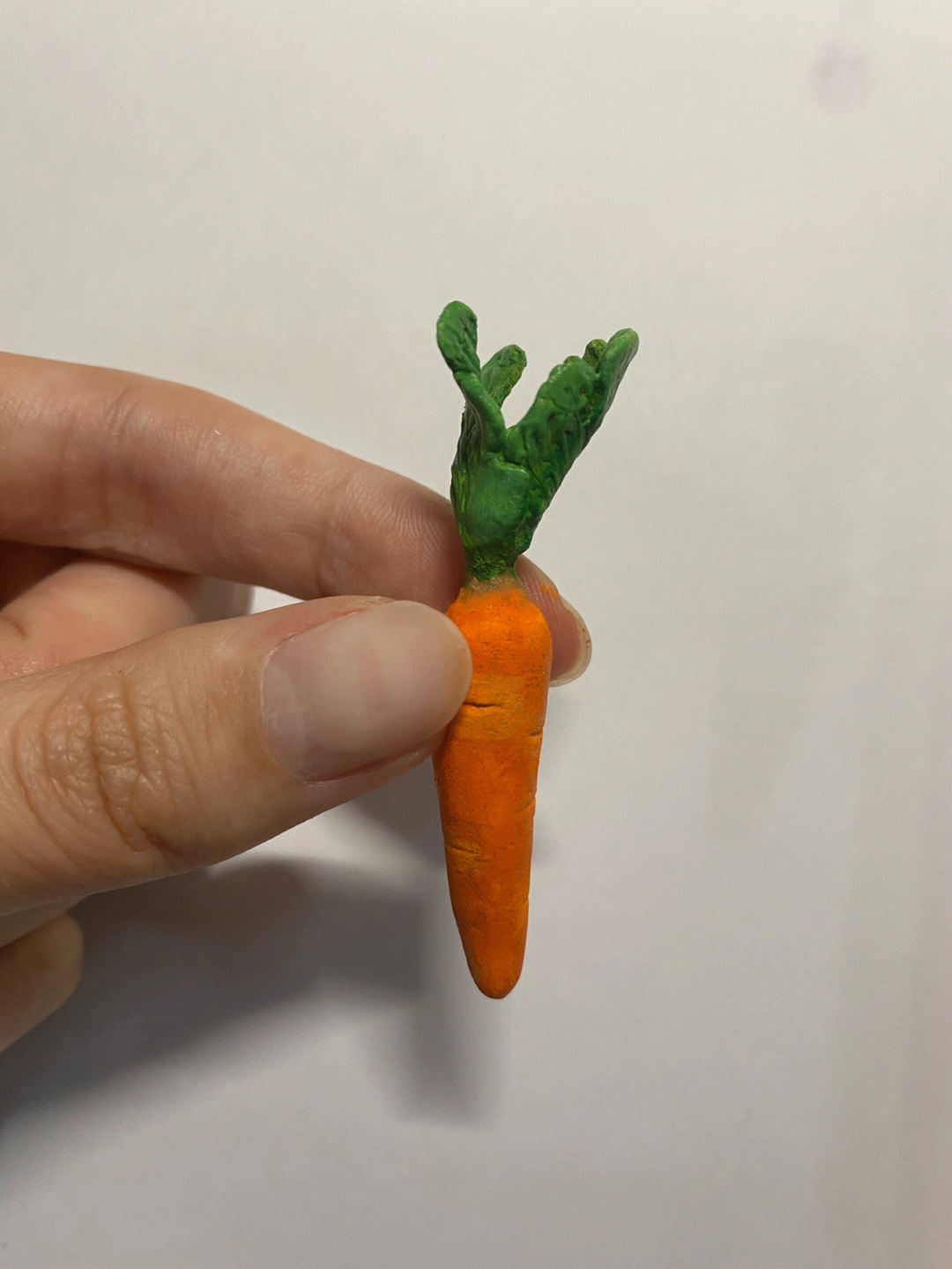 粘土胡萝卜的制作方法图片