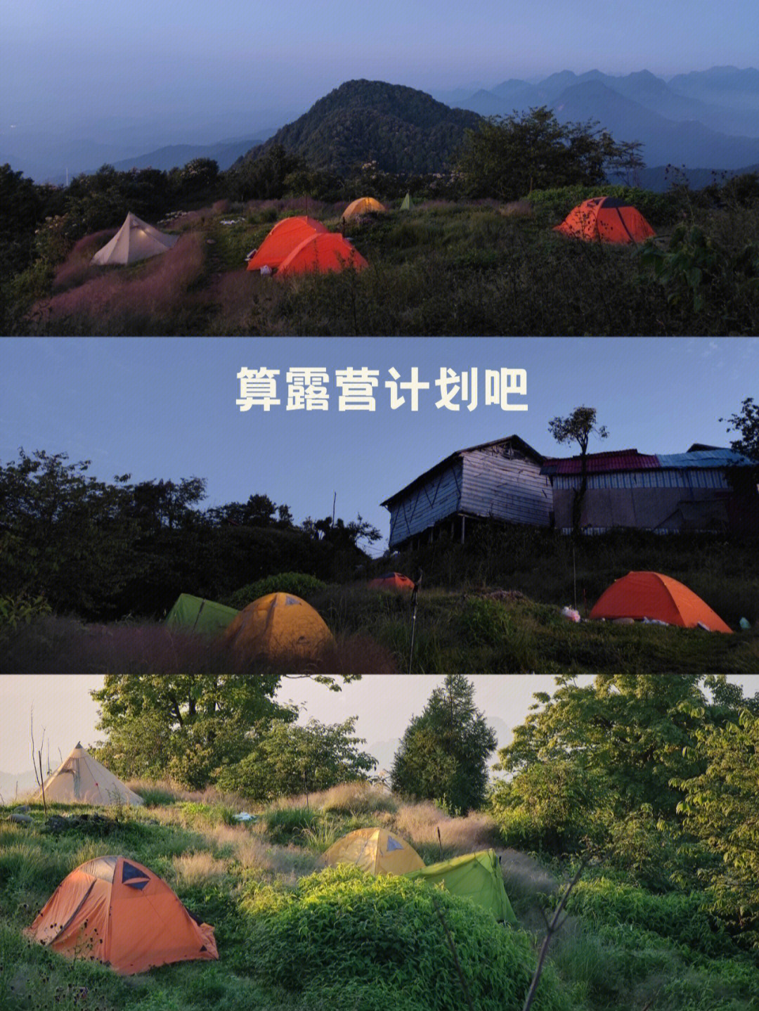 赵公山露营基地图片