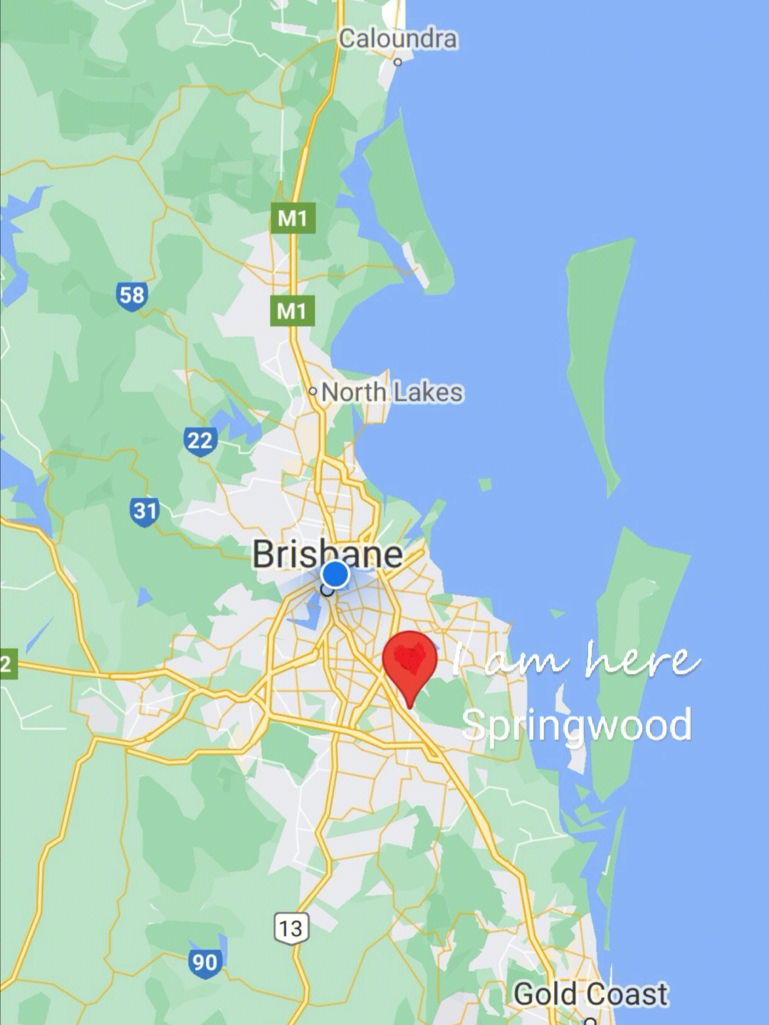 昆士兰州布里斯班地图图片