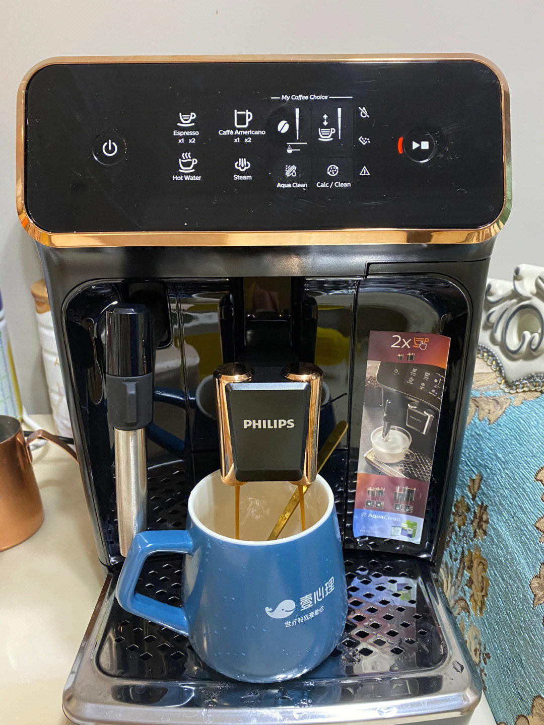 飞利浦黑珍珠plus全自动咖啡机ep2124双十一入手了这台咖啡机,也算是