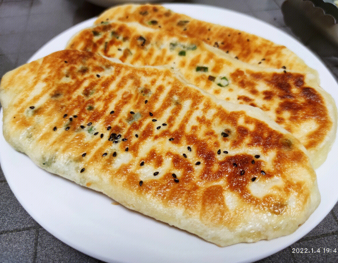 一日三餐葱油油酥发面饼