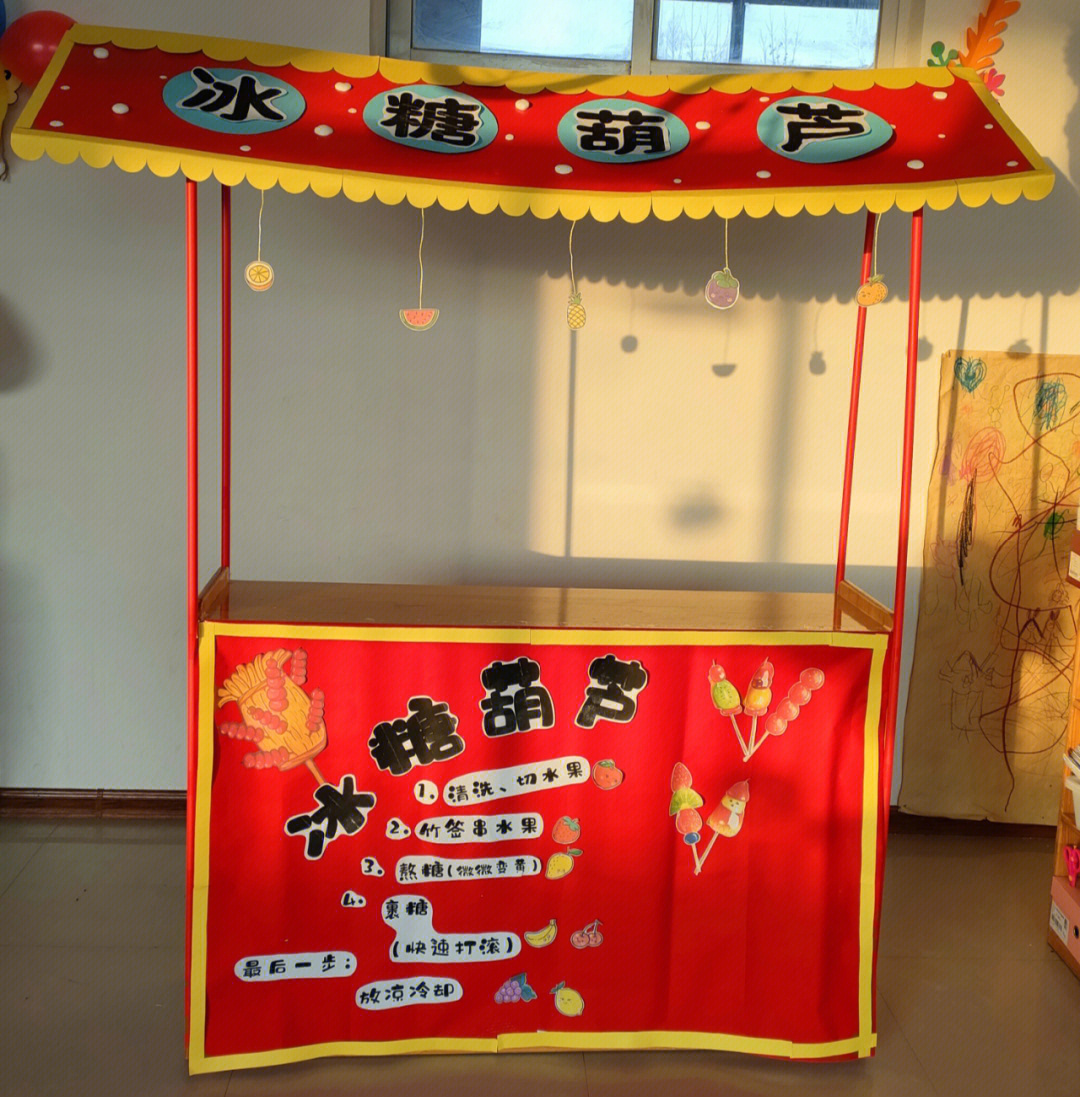 幼儿园冰糖葫芦展板图片