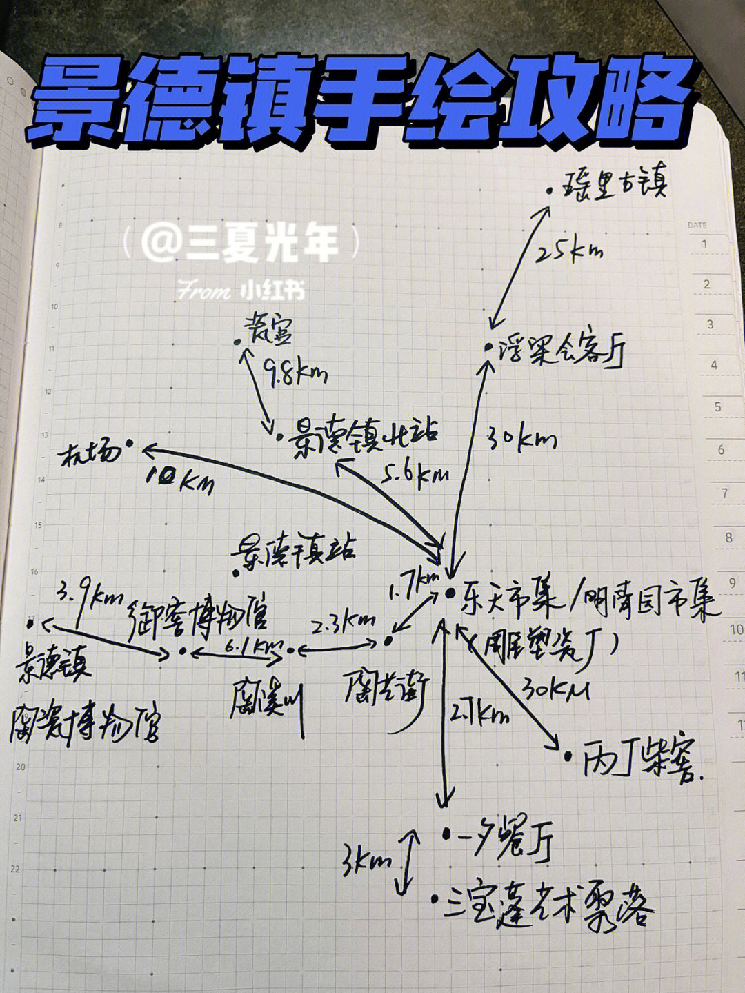 60景德镇手绘攻略地图为你整理好了