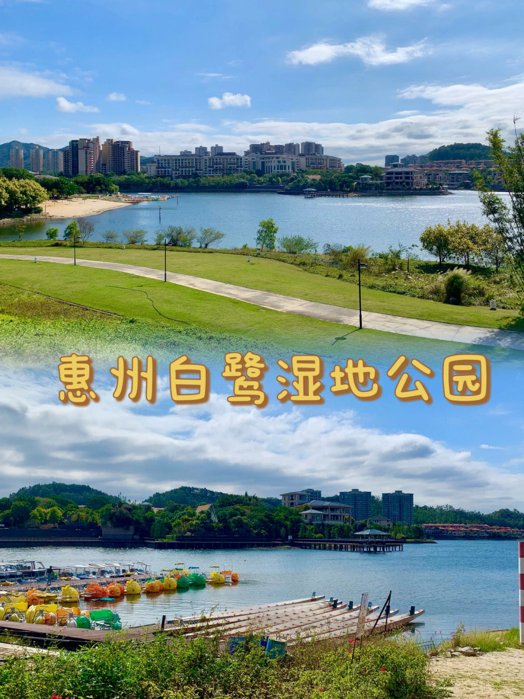 周末出游好去处惠州白鹭湖湿地公园