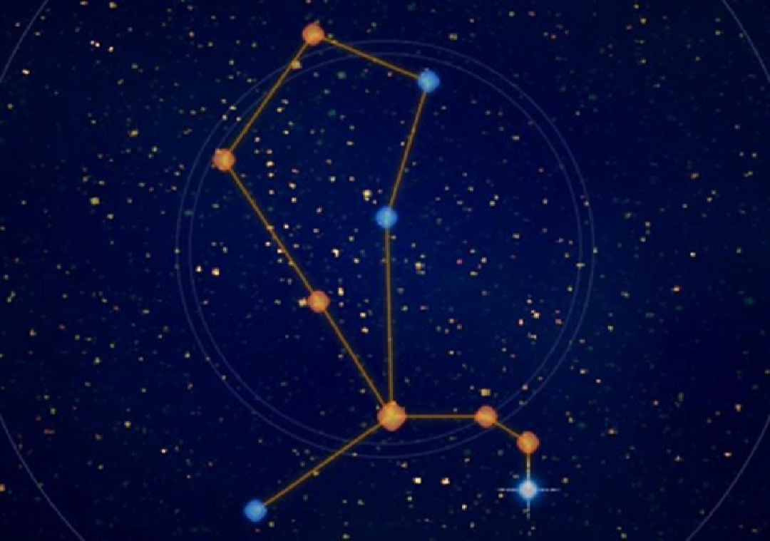 凤凰座星图连线图片