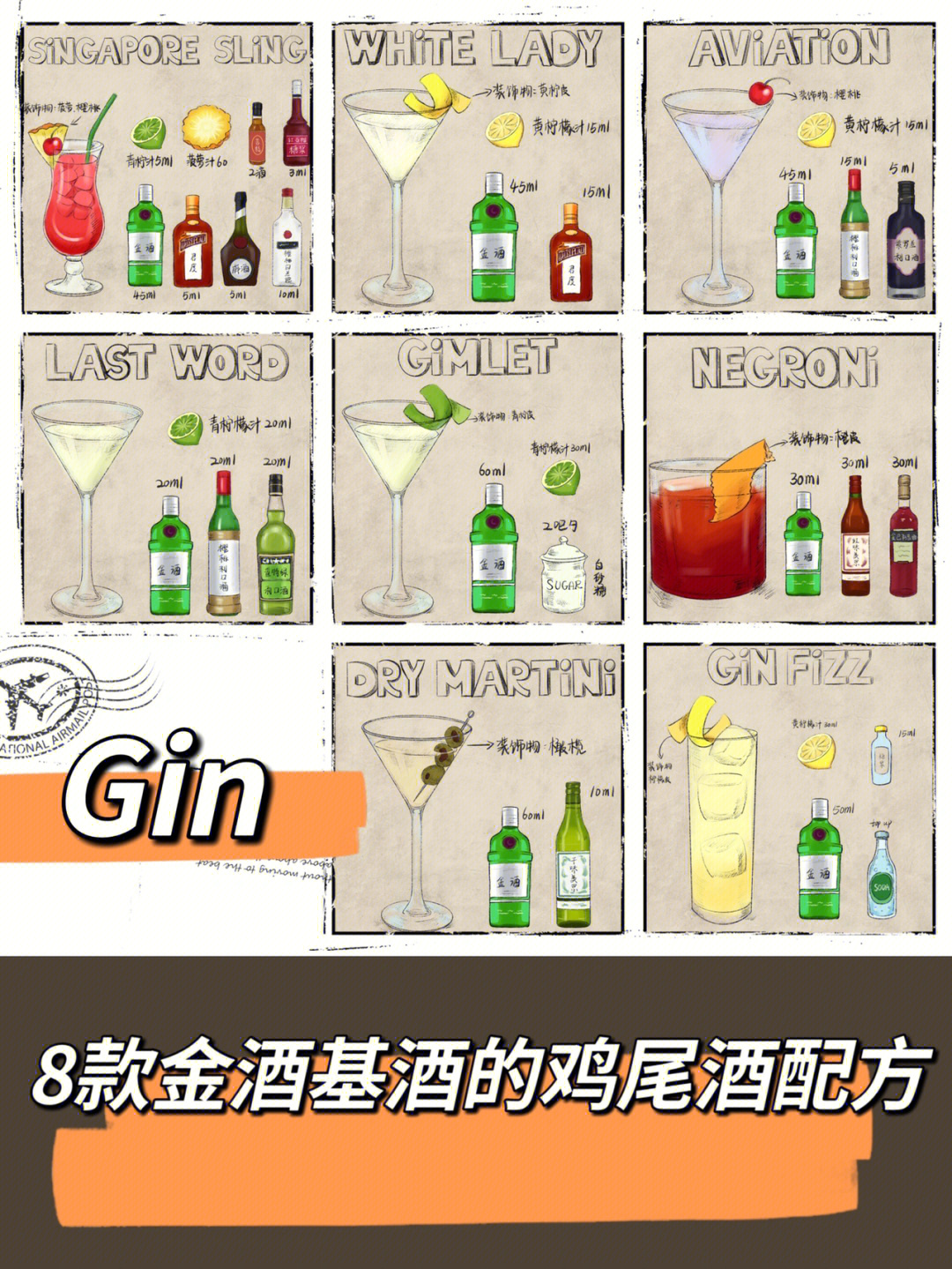 僵尸鸡尾酒配方图片